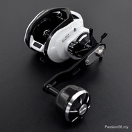 CAMEKOON Bahamut400 Baitcast Reel Larger Capacity & Longer Handle for Light Jigging Fishing 7.2:1 P4