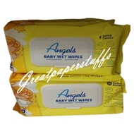 (80sheets x 10packs +Free 1Gift) Angels Baby Wet Wipes