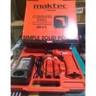 Mesin Bor Baterai / Cordless Drill Maktec Mt 066 Sk2