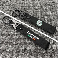 ★XC★Benelli Motorcycle Modification Key Ring Keyring Key Chain Keychain Embroidery Strap Motorcycle Aeccessories TNT135 TNT300 TNT600 BJ300 TRK502 Leoncino 500 Leoncino 250 BN