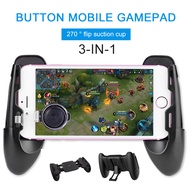 3 in 1 Mobile Controller ตัวควบคุมเกมมือถือทริกเกอร์พกพาเข้ากันได้กับ fortnite iPhone/Android