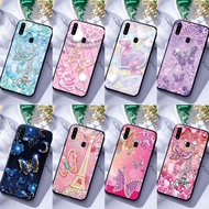 Samsung Galaxy A10 A20 A30 A50 A10S A20S A30S A50S Soft Case Cover Silicone Phone Casing Diamond butterfly