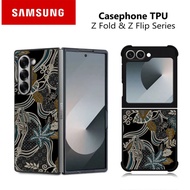 HP Casing Samsung Z Fold and Z Flip 7 6 5 4 3 BATIK RK515 Hybrid Case Rubber Aluminum Plate
