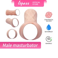 Lepass Mini Simulation Reusable Male Masturbator Cup Silicone Vagina Sex Doll Aldult Toys For Men