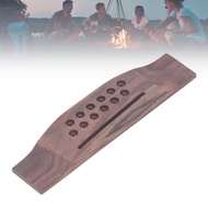 SPR-Guitar Bridge Replacement 52mm Spacing Vintage Rosewood Saddle Bridge For 12 String Acoustic Guitars