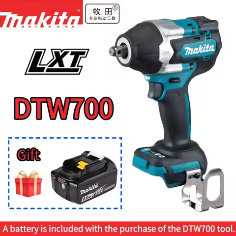 Original Makita DTW700 18V Brushless Impact Wrench 700Nm Max Torque 4-Speed Control Heavy Duty Profe