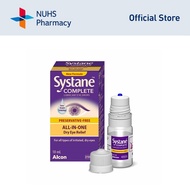 Systane Complete 10ml Lubricant Eye Drops ALL-IN-ONE Dry Eye Relief Preservative Free [NUHS Pharmacy