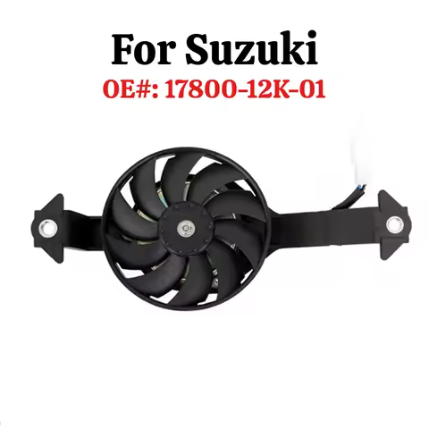 Radiator Cooling Fan Replacement 17800-12K-01 for Suzuki GSX-S150 GSX-R150 Raider 150 FI 150cc 4-Str