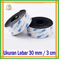 Tape Brand 3m 9448A Size 30mm Coarse & Smooth Double Tape Nylon Sticker HOOK And Loop