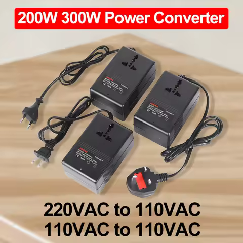 200W 300W Voltage Converter 220V To 110V Transformer Step Down Transformer Voltage Converter Travel 