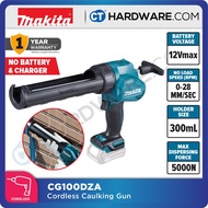 MAKITA CG100DZA CORDLESS CAULKING GUN 12V max | 300ML |  5000N | 0-28MM/SEC WITHOUT BATTERY & CHARGE