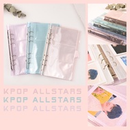 BINDER CARD HOLDER - FLEXIBLE COVER B6 GLITTER BLING BLING card holder KPOP ALL STARS