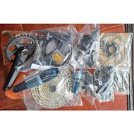 SHIMANO M6100 DEORE GROUPSET w/ HUBS