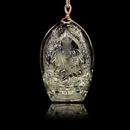 【正佳珠寶】黃水晶 超頂級極淨黃晶 地藏王菩薩 40.2g 黃水晶