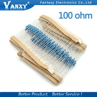 100% 1% 100 Ohm 1 / 4 W 100R Metal Film Resistor 1%