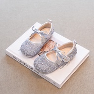 Girls Princess Leather Shoes Children 0 Spring Shoes Crystal Shoes Soft Sole Baby Shoes High Heels 4