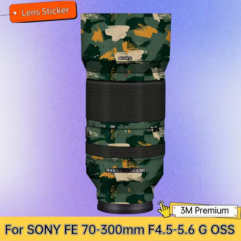 For SONY FE 70-300mm F4.5-5.6 G OSS Lens Sticker Protective Skin Decal Film Anti-Scratch Protector C