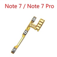 Xiaomi Redmi Note 5 7 8 9 10 Pro 5G Power On Off Button Volume Up Down Switch Ribbon Flex Cable Phone Spare Parts