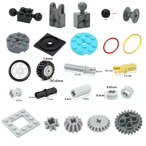 MOC Set 45300 Accessories Gear Core Building Blocks Compatible Wedo 2.0 Parts 92013 71321 70905 Tech