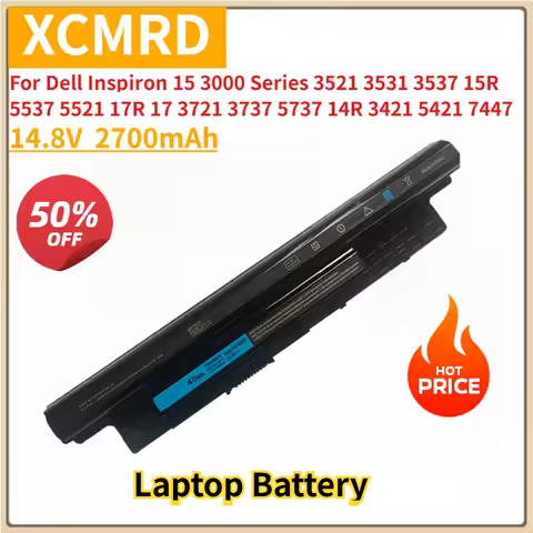 New Replacement Laptop Battery XCMRD 14.8V 2700mAh for Dell Inspiron 15 3000 Series 3521 3531 3537 1