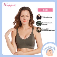 Shapee Luxe Nursing Bra [32-42B/C/D/E/F/G] Non-Wired, Maternity Bra, Nursing Bra Breastfeeding