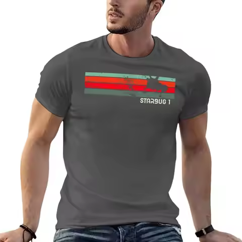 Starbug 1 Retro - Red Dwarf Funny T-Shirt T Shirts for Man Graphic Funny T Shirt Man Plain T-Shirt
