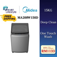 [FREE SHIPPING] Midea Inverter Top Load Fully Washer (15KG) MA200W150D / Khind (15KG) WM150A