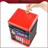 [Phenovo] Coins Can with Fingerprint Password Protection Atm Box Kids ATM Machine for