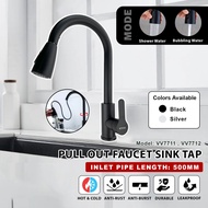 VIVIE Kitchen Basin Sink Faucet Kitchen Tap Mixer Taps Pull Out 360 Swivel Spout Spray Sink Pillar Brass Faucet Premium