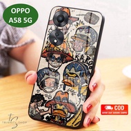 Softcase Glass For Oppo A58 (5G) - Case Handphone OPPO A58 (5G) [T102].