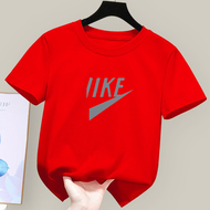 T-Shirt Kids Girl Comfy Round Neck T-shirts Unisex Kids Tshirts Baju Sukan Sekolah Rendah Kid Clothes