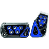Pilot Automotive Pilot PM-2312B2 Voltage Pedal Pad Set for Automatic Transmissions - Black/Blue, 1 P