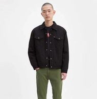 【迷彩羊絨裡XS-XXL號鋪棉袖】美國 日本LEVIS Sherpa Trucker Jacket 黑色牛仔外套保暖夾克