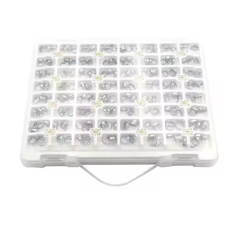 320Pcs/Kit Dental Orthodontic Molar Plain Bands Roth/MBT 022 Bands & Buccal Tubes U2/L1 Tube #33-#40