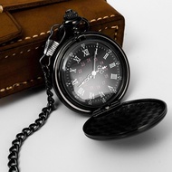 Fashion 37CM Fob Chain Smooth Steel Quartz Pocket Watch Vintage Roman Nmber Dial Pendant Fob Watch G