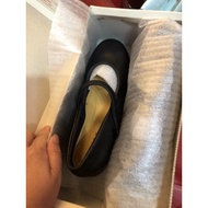 kasut bata ballerina size 6 hitam