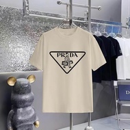 PRADA Early Spring Short Sleeve T-shirt - Unisex Lightweight Sports Shirt