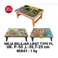 Terlaris Meja lipat koper/meja belajar lipat murah