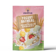 Zestiva Yogurt Chia Seed Oatmeal Cereal , 300g (With Freeze Dried Fruit , Nut and Chia)