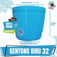 Pot Gentong Kayu Ukuran 32 Pot Tanaman Hias Pot Bunga Pot Unik Plastik