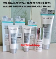 Wardah 1 Paket Crystal Secret Kemasan Baru 4pcs Wajah Glowing Menyamarkan Flek Hitam dan Bekas Jerawat