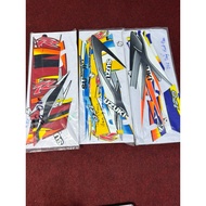 Satria 2k6 stamps of all generations exactly like original