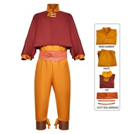 Avatar The Last Airbender Aang Cosplay Costume For Adult Kids Halloween Aang Stage Play Costume