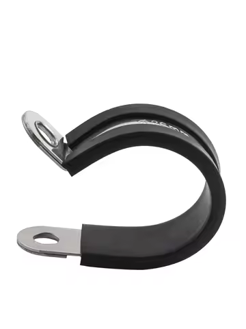 Rubber Lined P Clips R-type pipe clampCable Mounting Hose Pipe Clamp hose clamp fixed clamp pipe bra