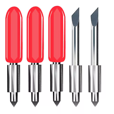 10pcs 45 Degree Graphtec CB15 Plotter Vinyl Cutter Knife Blades for Portrait Silhouette Cameo 3 Hold