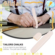 GILDAI 2PCS Tailor's Chalk, Needlework Pen Shaped Sewing Patchwork Chalk, Convenient Erasable Plasti