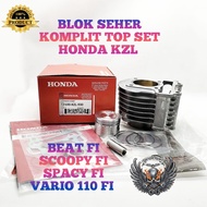 BLOK SEHER PISTON RING KOMPLIT ORI HONDA AHM KZL BEAT FI SCOOPY FI VARIO 110 FI BLOCK SEHER CYLINDER