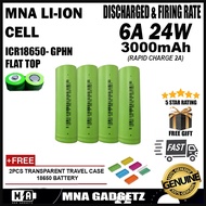 MNA ORIGINAL LITHIUM ION CELL 18650 NCR18650 IMNR18650 GPHN 3000MAH 3.7V LITHIUM ION LI-ION RECHARGEABLE BATTERY RECHARG