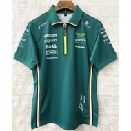 NEW 2025 2026 Aston Martin Aramco Cognizant F1 Fernando Alonso Team Driver T-Shirt POLO Casual sport