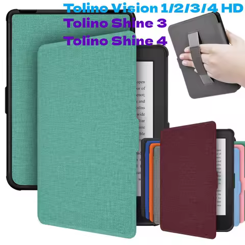 Cases for Tolino Vision 1/2/3/4 HD Reader Protective Cover for Tolino Shine 3/4 Shine4 2022 Ebook Sm